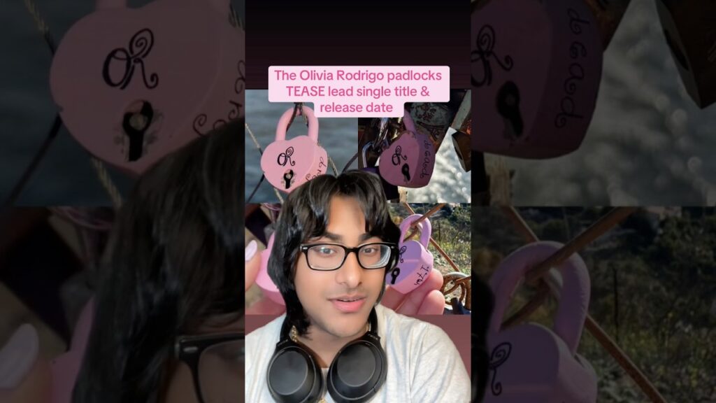 The Olivia Rodrigo padlocks TEASE lead single title & release date🩷🔐 #oliviarodrigo #dropdead