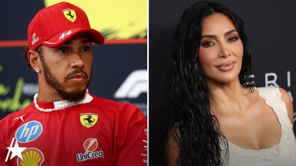 Kim Kardashian & Lewis Hamilton Go IG OFFICIAL w/ High-Speed Ferrari Drive