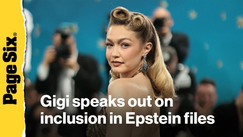Gigi Hadid addresses her 'disturbing' inclusion in Epstein files