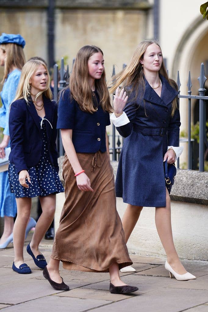 According to body language expert Inbaal Honigman, Georgina seemed "a little nervous" on Easter Sunday with the royals