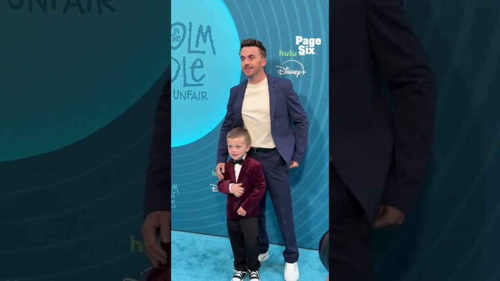 Frankie Muniz posed with his son on the “Malcolm in the Middle: Life’s Still Unfair” carpet #shorts Frankie Muniz posed with his son on the “Malcolm in the Middle: Life’s Still Unfair” carpet #shorts