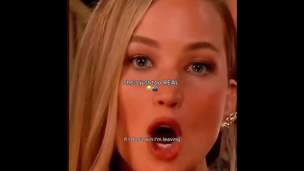 Jennifer Lawrence is CHAOTICALLY REAL 😂 #jenniferlawrence #hollywood #oscarwinners