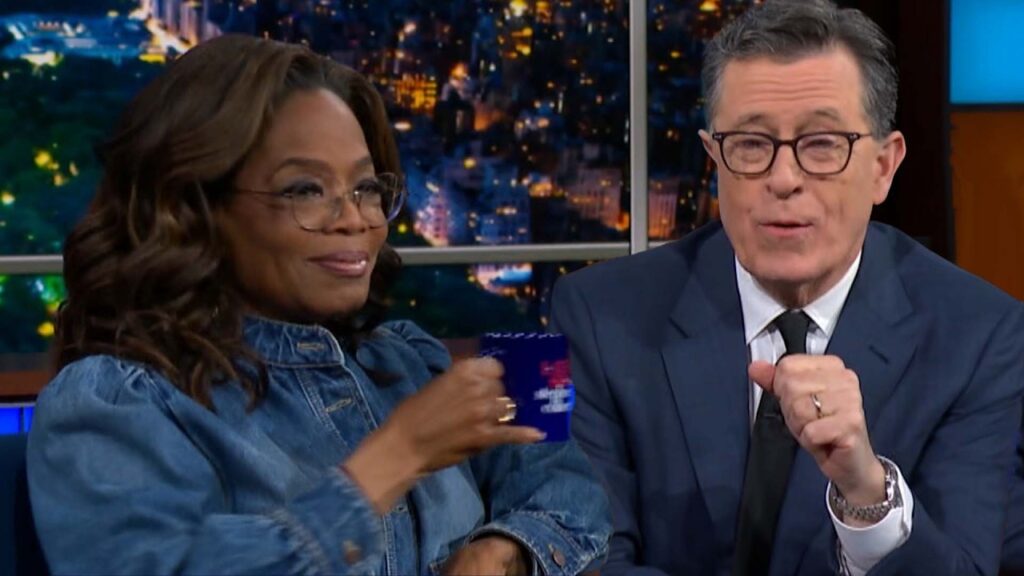 Oprah Takes Over ‘Late Show’ for Stephen Colbert Exit Interview!