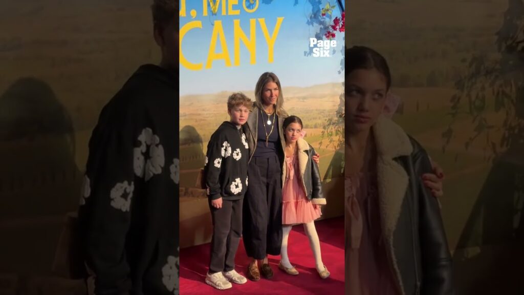 "RHONY" star Erin Lichy brought kids Levi and Layla to the "You, Me & Tuscany" premiere #shorts