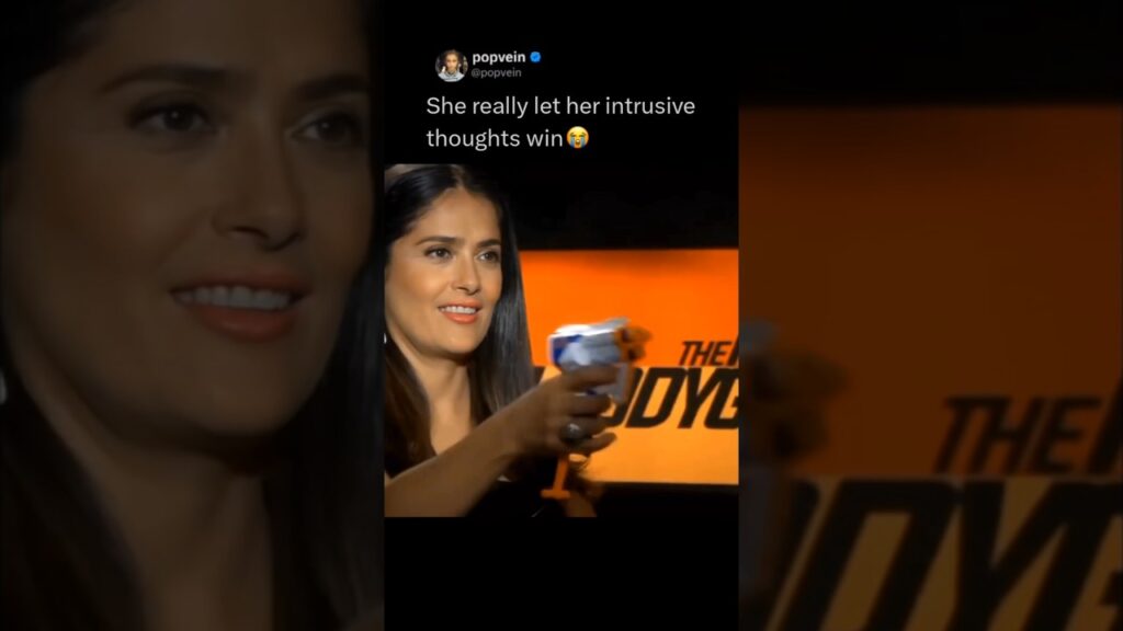 Salma Hayek really let her intrusive thoughts win 😭