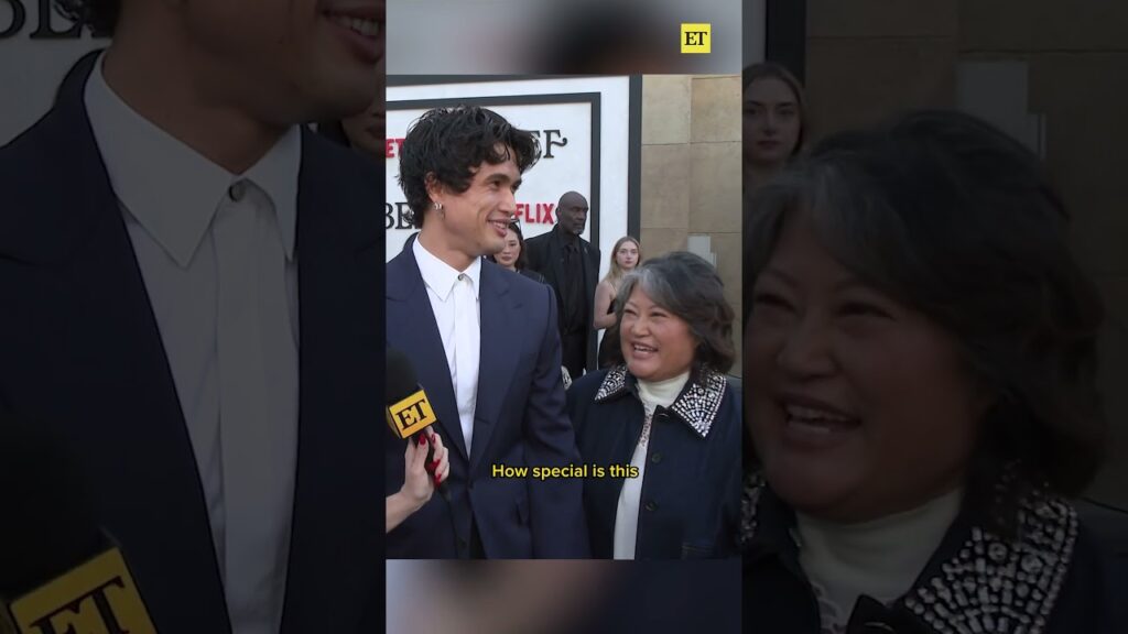 Charles Melton's Mom Is "Very Proud of Him" at 'Beef' Season 2 Premiere #charlesmelton #beef