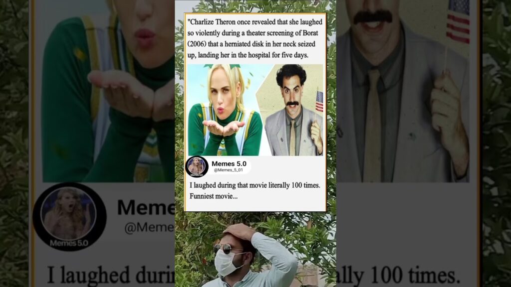 Charlize Theron Laughed So Hard at Borat It Landed Her in the Hospital 😱