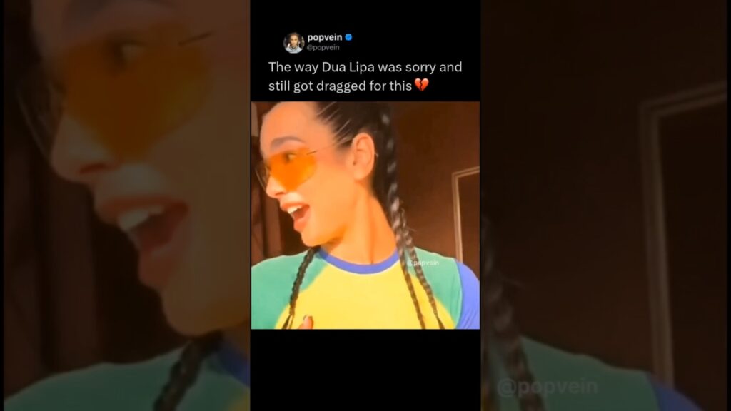 The way Dua Lipa was sorry and still got dragged for this ๐ The way Dua Lipa was sorry and still got dragged for this ๐