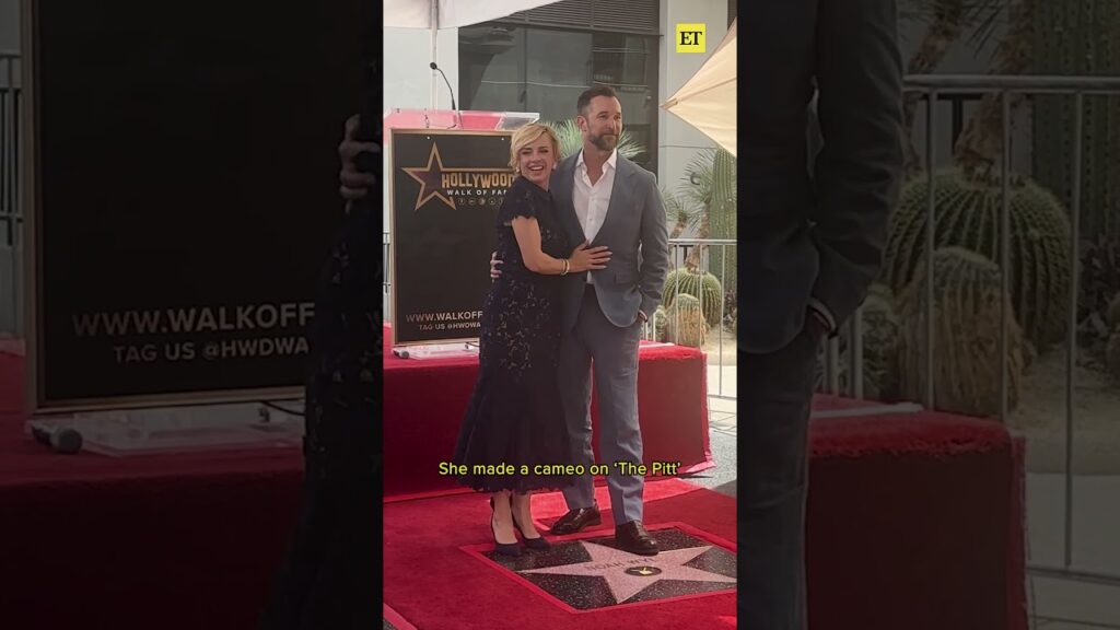 #noahwyle reacts to getting a star on the #hollywoodwalkoffame ⭐