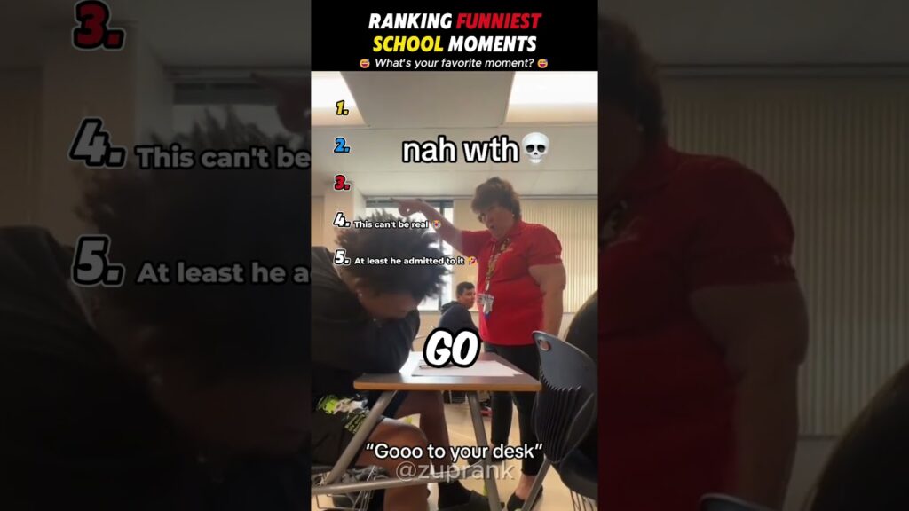 Ranking FUNNIEST School Moments! #usa