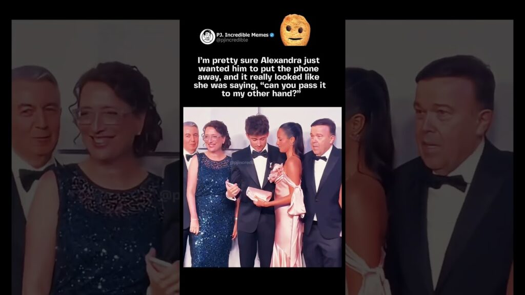 I’m pretty sure Alexandra just wanted him to put the phone away, and it really looked like she I’m pretty sure Alexandra just wanted him to put the phone away, and it really looked like she