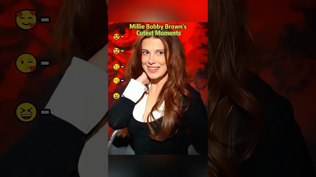 Don't miss these adorable moments from Millie Bobby Brown.#MillieBobbyBrown