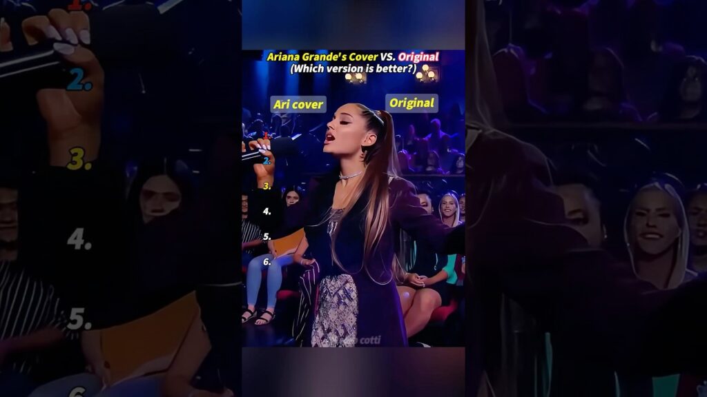 Ariana Grande's Cover vs. Original (Which version is better?)#cover #arianagrande #singer #celebriti