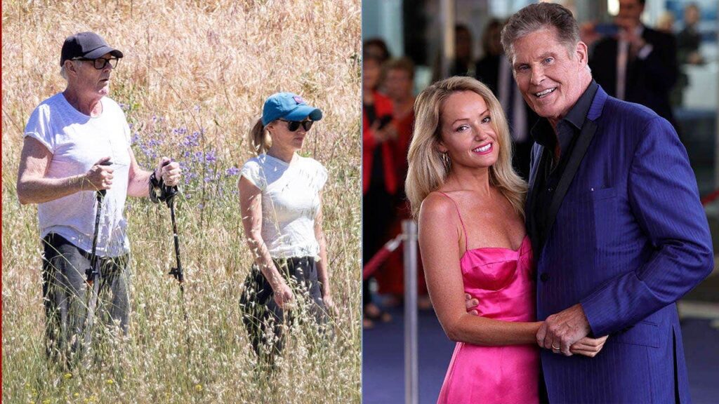 'Baywatch' star David Hasselhoff spotted hiking with wife after sun-soaked vacation