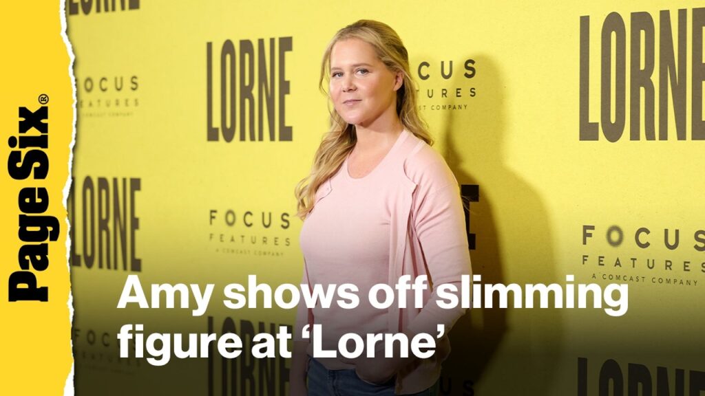 Amy Schumer shows off her slimming figure at 'Lorne' premiere red carpet