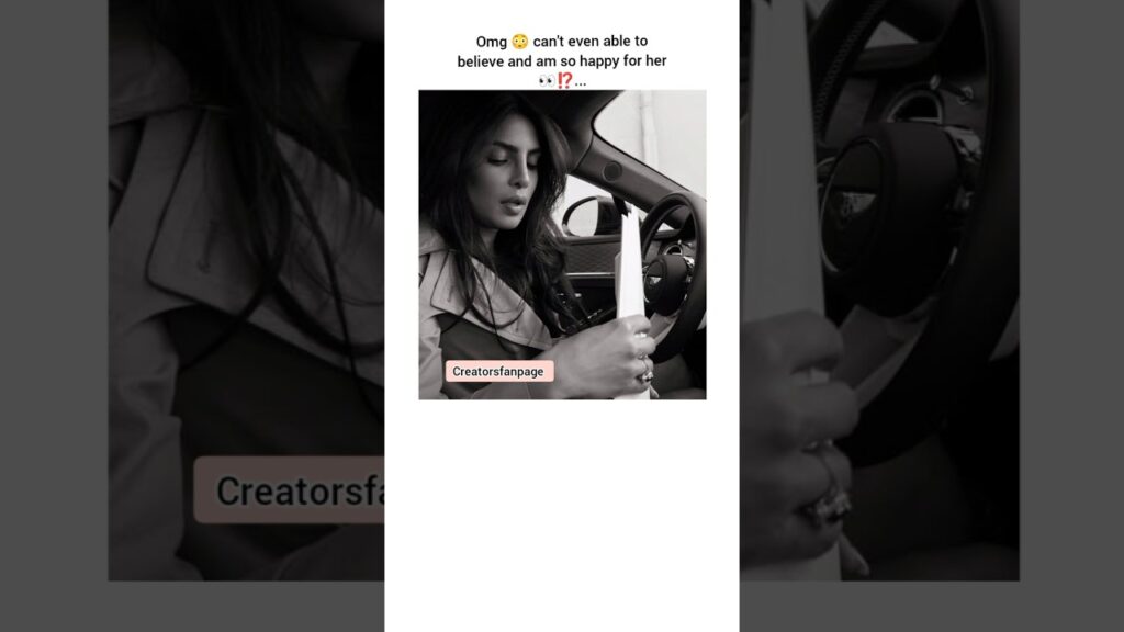she's the new brand ambassador#priyanka#priyankachopra#bentley#bentleymotors#brandambassador#shorts