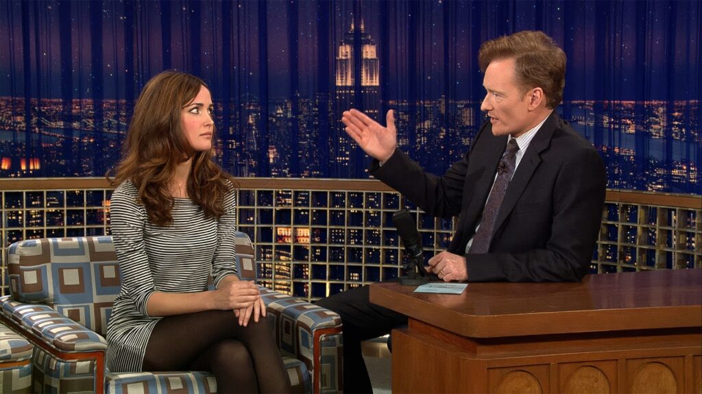Rose Byrne Thinks She Has a "Dopey" Face | Late Night with Conan O’Brien