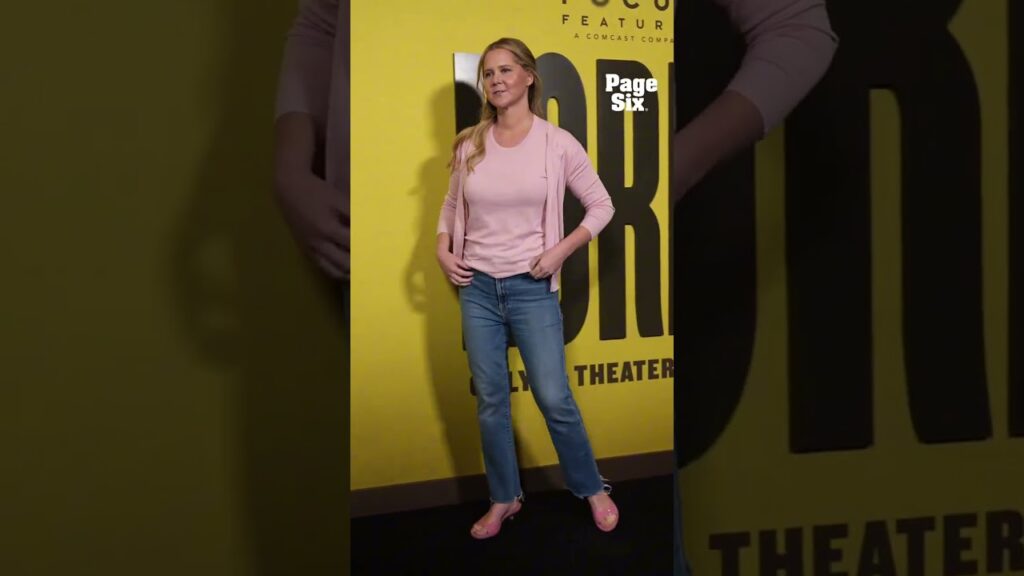 Amy Schumer kept it casual at Focus Features' "Lorne" premiere at Alice Tully Hall in NYC #shorts