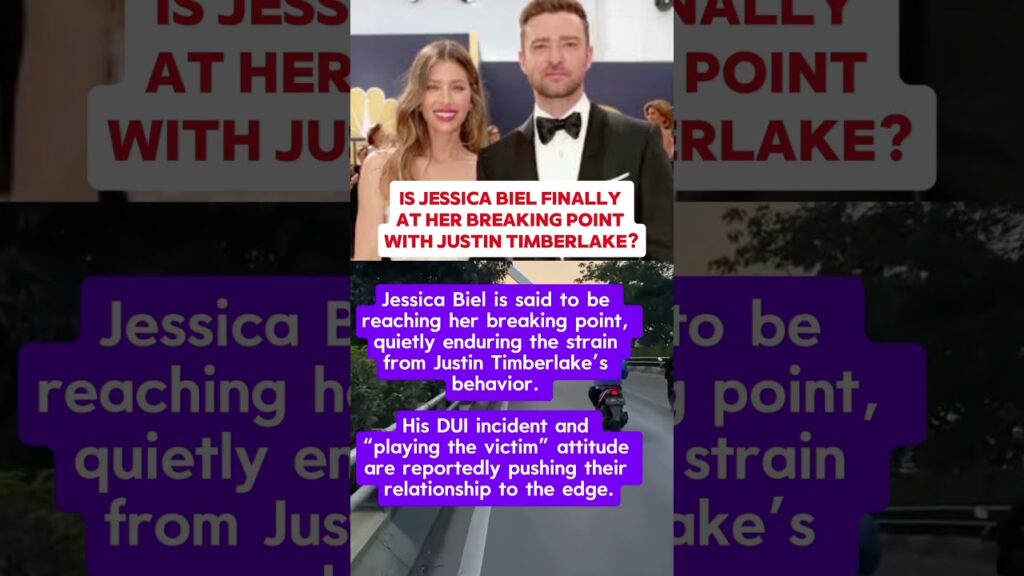 Jessica Biel Reportedly Struggles as Justin Timberlake’s Behavior Sparks Marriage Tension