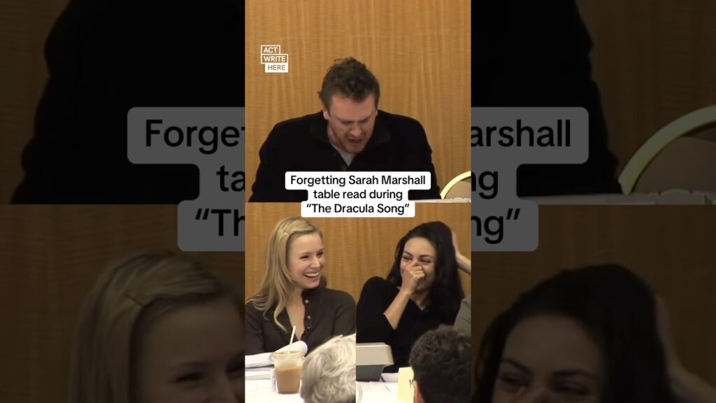 Mila Kunis SHOCKED by what Jason Segel did during table read #jasonsegel #milakunis