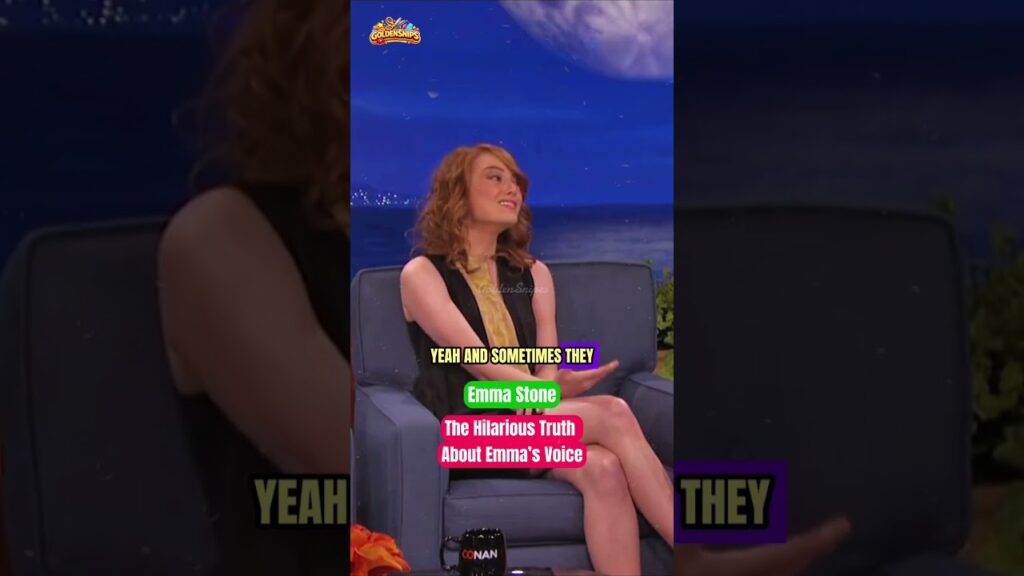 Emma Stone - The Hilarious Truth About Emma’s Voice #shorts #funny #entertainment