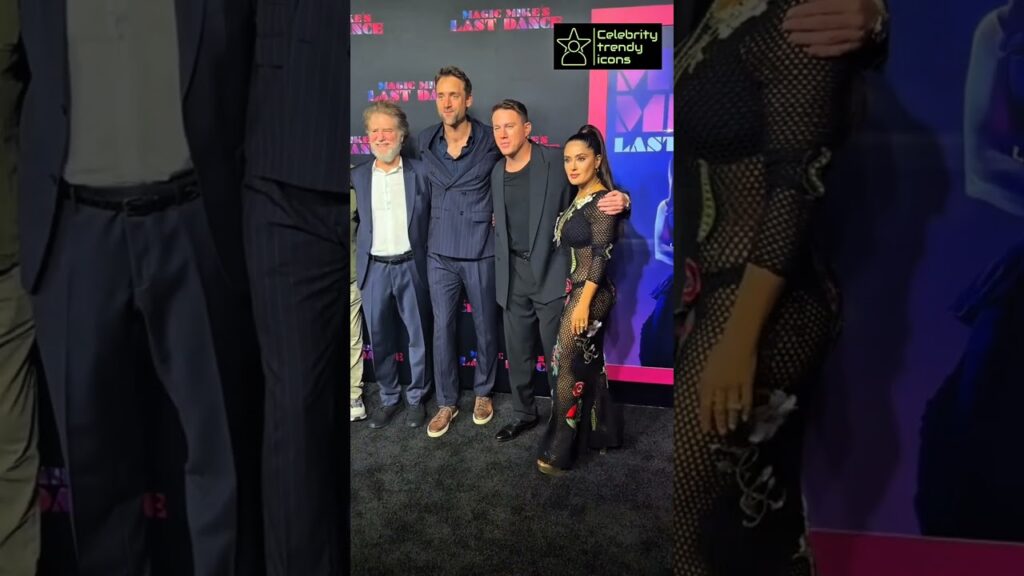 Channing Tatum with Salma Hayek at an Event 😍❤️ #channingtatum #salmahayek