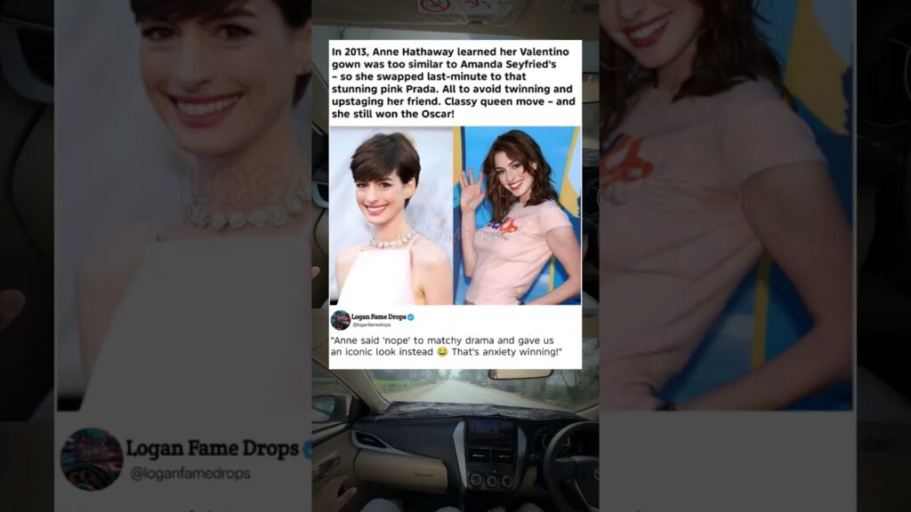 Anne Hathaway's Classy Last-Minute Oscars Swap with Amanda Seyfried