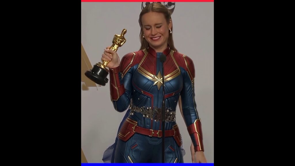 "And The Oscar Goes To..."- Captain Marvel X Brie Larson Edit #shorts