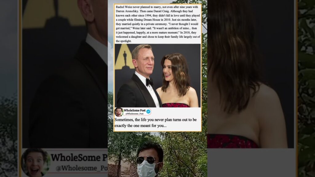 Rachel Weisz Never Believed in Marriage—Then Daniel Craig Changed Everything in 6 Months 💍✨