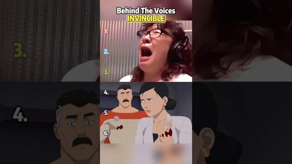 Behind The Voices INVINCIBLE #INVINCIBLE #celebrity #dubbing #fyp