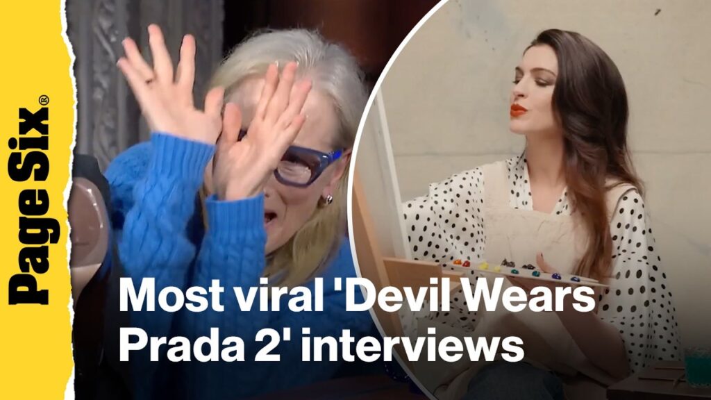 Best Devil Wears Prada 2 cast moments, Anne Hathaway teases Lady Gaga cameo | Viral Press Tours