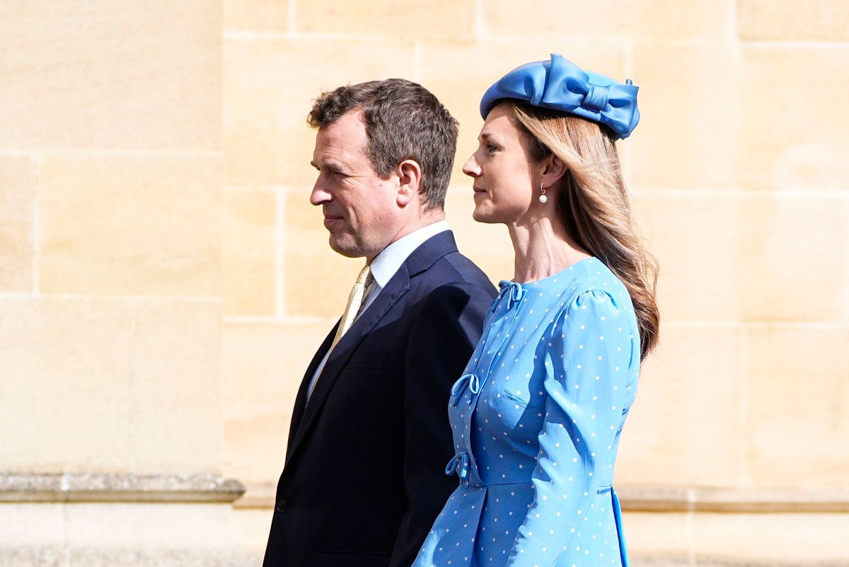 Peter Phillips with wife-to-be Harriet