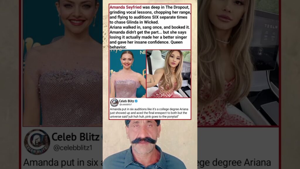 "Amanda Seyfried Lost Glinda to Ariana Grande… Then Thanked Her"