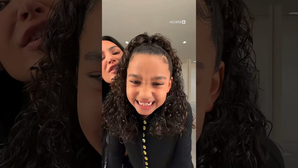 Kim Kardashian Does Daughter Chicago West’s Curly Hair Routine