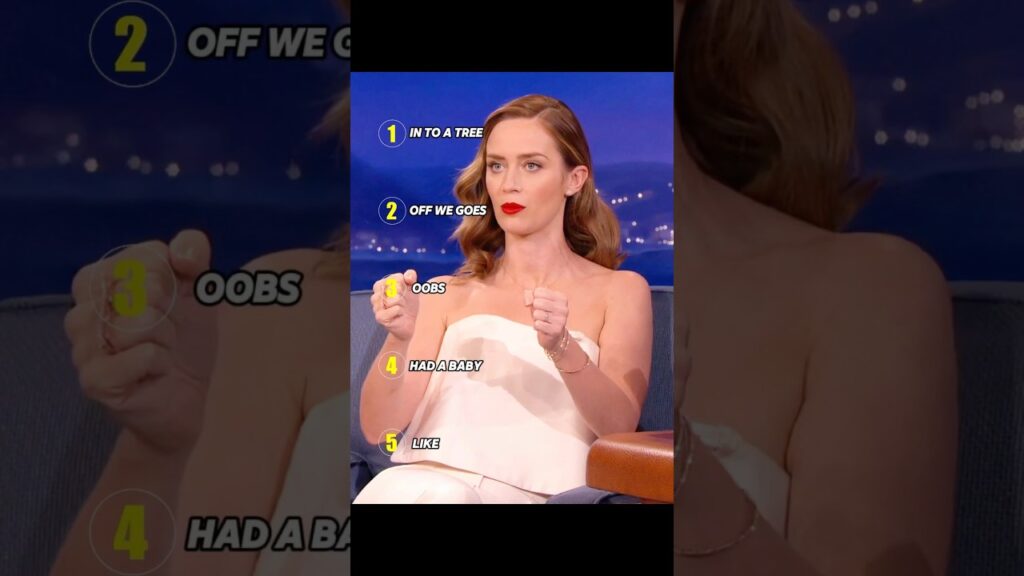 Ranking Emily Blunt'sBest Impressions 2 #funny #youtube