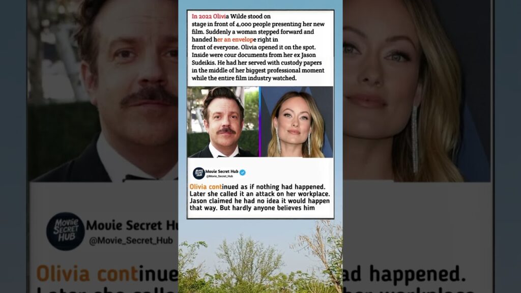 Olivia Wilde Shocked On Stage as Ex Serves Custody Papers in Front of 4,000 Fans”