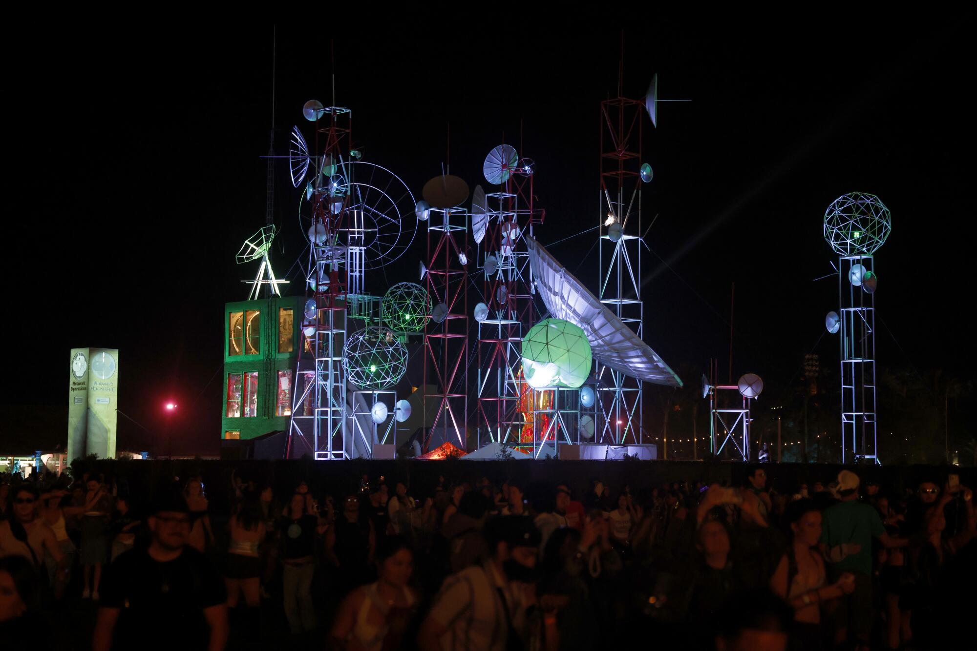 One the installations at the Coachella Valley Music and Arts Festival.
