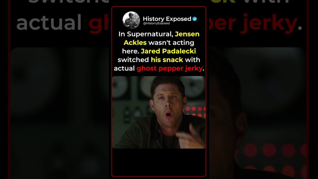 When Jensen Ackles Got Pranked With Ghost Pepper Jerky 🌶️😱 When Jensen Ackles Got Pranked With Ghost Pepper Jerky 🌶️😱