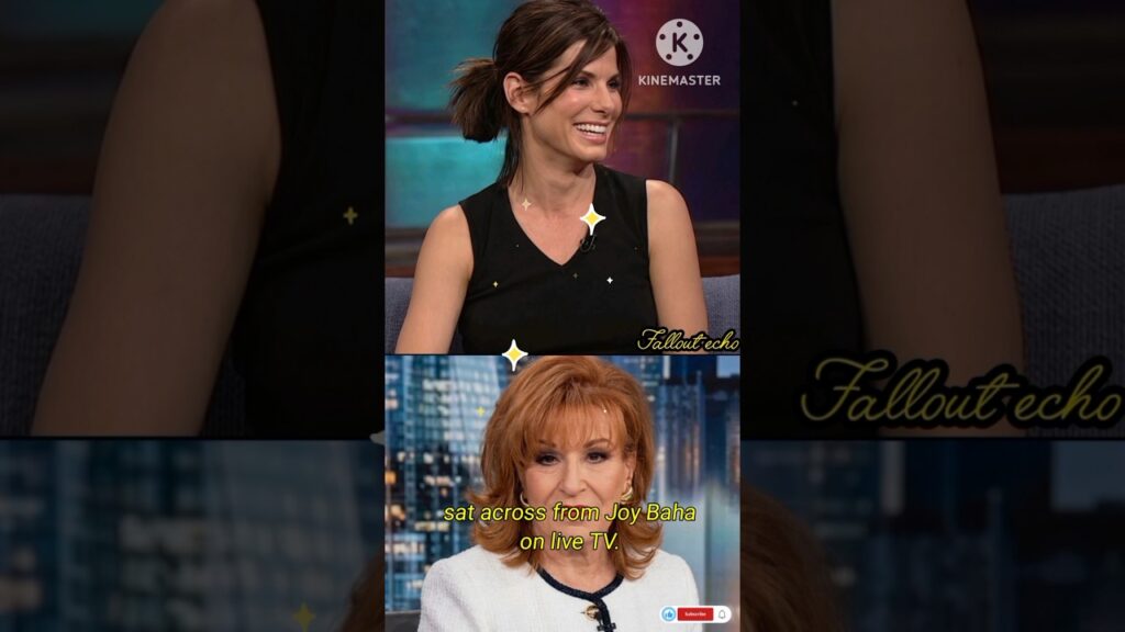 Sandra Bullock vs Joy Behar on Live TV – The Question That Changed Everything 😳