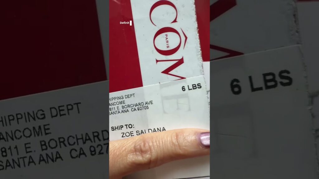 Not me accidentally living Zoe Saldaña’s life for a day 💅 🏆 Lancôme … should I send it back or
