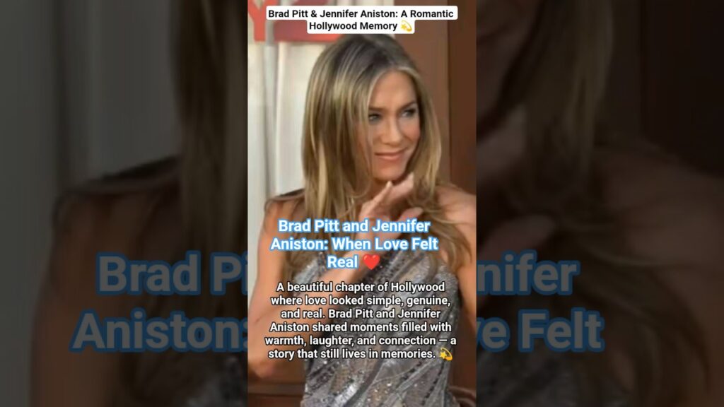 Brad Pitt and Jennifer Aniston: When Love Felt Real ❤️ #bradpitt #lovestory #love Brad Pitt and Jennifer Aniston: When Love Felt Real ❤️ #bradpitt #lovestory #love