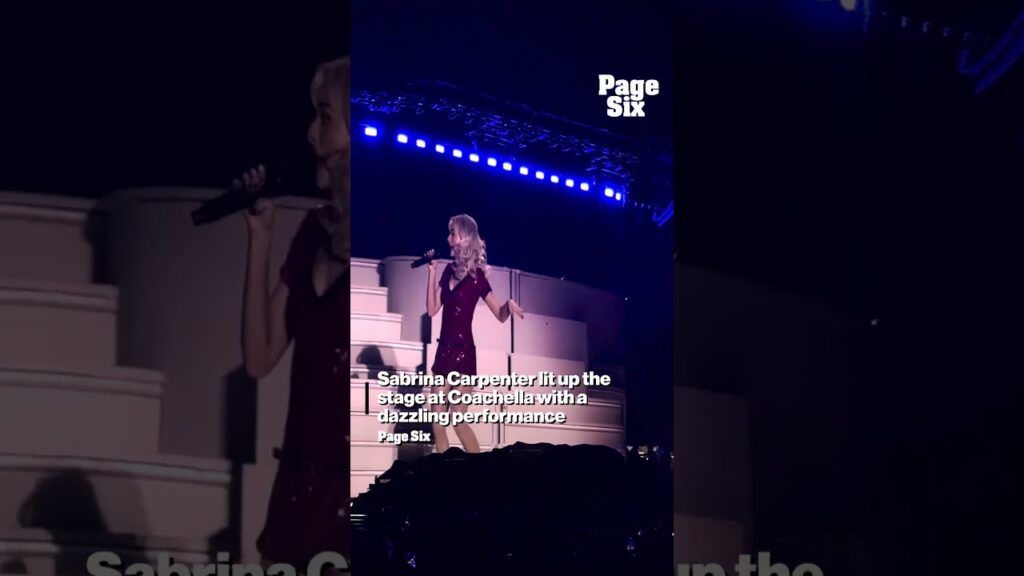 Sabrina Carpenter lit up the stage at Coachella with a dazzling performance #shorts