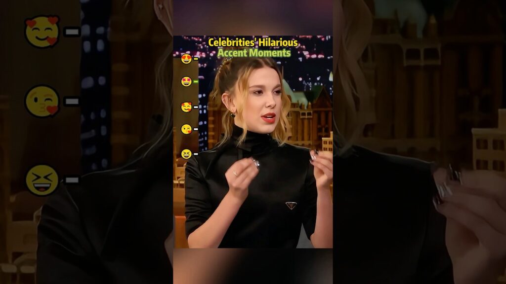 Celebrities' Hilarious Accent Moments.#MillieBobbyBrown#AnnaKendrick