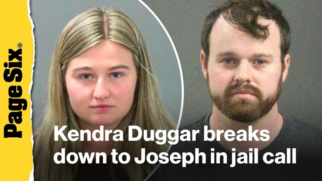 'Spiraling' Kendra Duggar breaks down to accused child molester husband Joseph in jail call