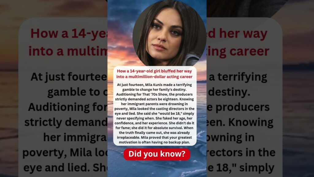 How a 14-year-old girl bluffed her way into a multimillion-dollar acting career #biography  #news