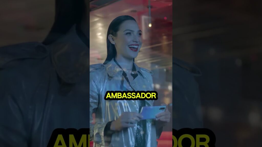 Gal Gadot Caught Using An iPhone During Its Campaign For Huawei!