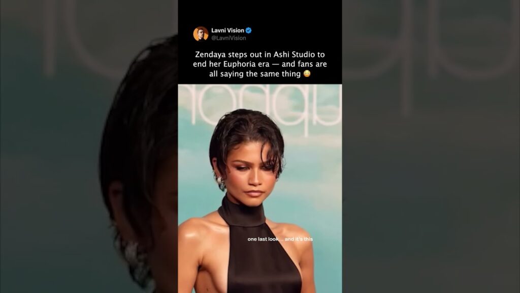 Zendaya ends her Euphoria era in this look — and fans say she never misses