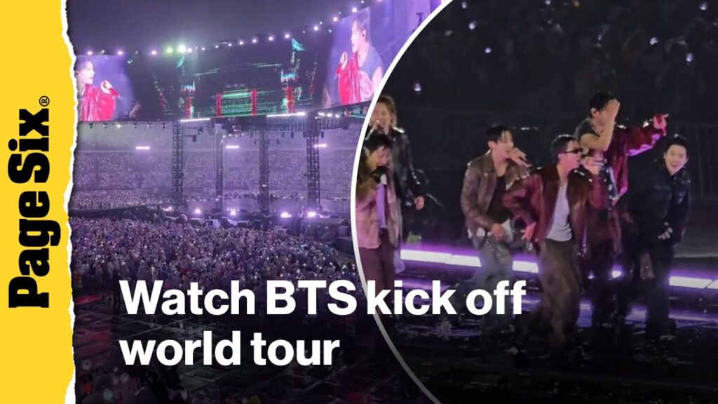 BTS kicks off world tour with rainy South Korea show after four-year hiatus