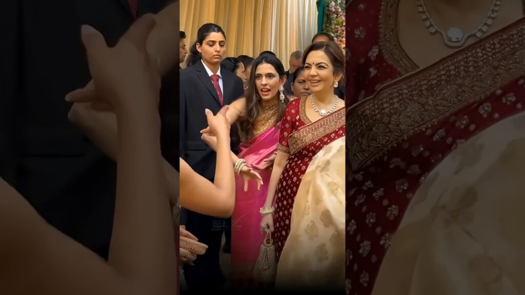 Nita Ambani & Shloka Mehta at Priyanka Chopra’s Brother’s Wedding 👑✨💖