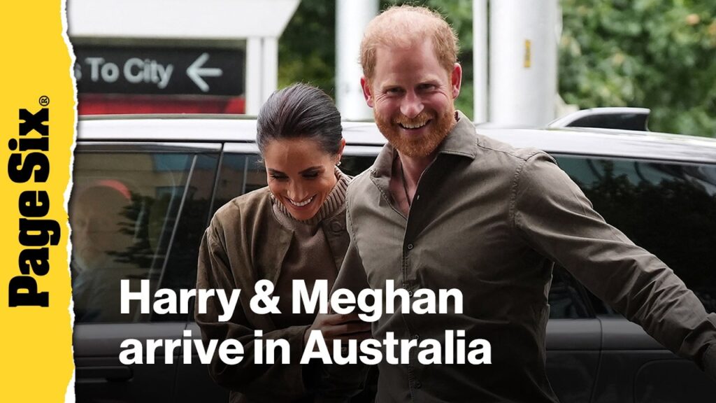 Prince Harry and Meghan Markle arrive in Australia for private visit